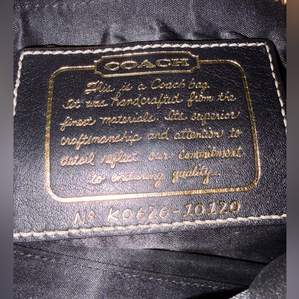 Coach Black and Gray Mini Bag with adjustable strap closure - Picture 2 of 13